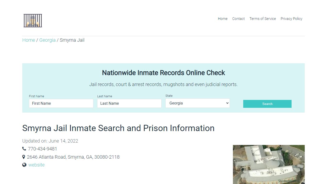 Smyrna Jail Inmate Search, Visitation, Phone no. & Mailing ...